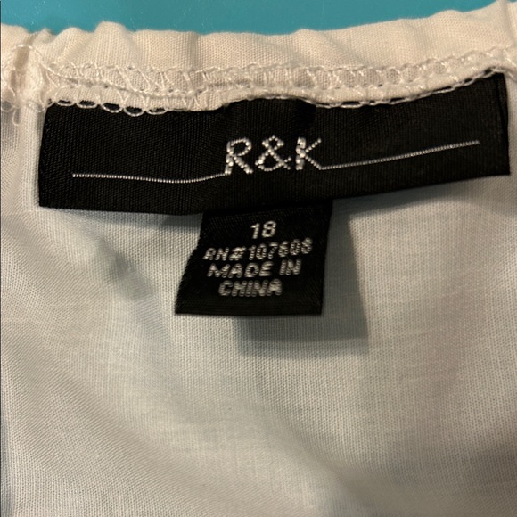 R&K Floral Cotton Sundress with Pink and Yellow Accents Size 18 - Picture 5 of 9